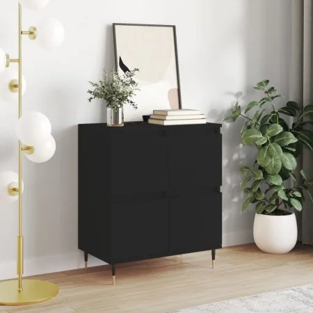 Aparador de madera contrachapada negro 60x35x70 cm von , Sideboards - Ref: Foro24-831205, Preis: 76,31 €, Rabatt: %