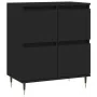 Aparador de madera contrachapada negro 60x35x70 cm von , Sideboards - Ref: Foro24-831205, Preis: 76,31 €, Rabatt: %