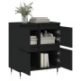 Aparador de madera contrachapada negro 60x35x70 cm von , Sideboards - Ref: Foro24-831205, Preis: 76,31 €, Rabatt: %