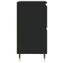 Aparador de madera contrachapada negro 60x35x70 cm von , Sideboards - Ref: Foro24-831205, Preis: 76,31 €, Rabatt: %
