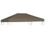Toldo de cenador gris topo 310 g/m² 3x4 m de , Cubiertas para carpas y cenadores - Ref: Foro24-46623, Precio: 80,33 €, Descue...
