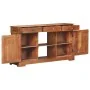 Aparador de madera maciza de acacia 135x35x75 cm de , Aparadores - Ref: Foro24-323543, Precio: 274,95 €, Descuento: %