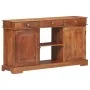 Aparador de madera maciza de acacia 135x35x75 cm de , Aparadores - Ref: Foro24-323543, Precio: 274,95 €, Descuento: %