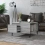 Mesa de centro madera contrachapada gris Sonoma 55x55x36,5 cm von , Couchtisch - Ref: Foro24-821090, Preis: 57,50 €, Rabatt: %