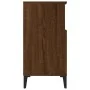 Aparador madera contrachapada marrón roble 60x35x70 cm by , Sideboards - Ref: Foro24-821155, Price: 78,92 €, Discount: %