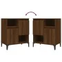 Aparador madera contrachapada marrón roble 60x35x70 cm by , Sideboards - Ref: Foro24-821155, Price: 78,92 €, Discount: %