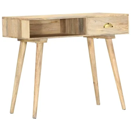 Mesa consola de madera maciza de mango 90x45x75 cm by , Side tables - Ref: Foro24-286180, Price: 164,04 €, Discount: %