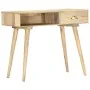 Mesa consola de madera maciza de mango 90x45x75 cm by , Side tables - Ref: Foro24-286180, Price: 164,04 €, Discount: %