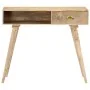Mesa consola de madera maciza de mango 90x45x75 cm by , Side tables - Ref: Foro24-286180, Price: 164,04 €, Discount: %