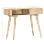 Mesa consola de madera maciza de mango 90x45x75 cm by , Side tables - Ref: Foro24-286180, Price: 164,04 €, Discount: %