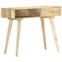 Mesa consola de madera maciza de mango 90x45x75 cm by , Side tables - Ref: Foro24-286180, Price: 164,04 €, Discount: %