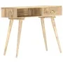 Mesa consola de madera maciza de mango 90x45x75 cm by , Side tables - Ref: Foro24-286180, Price: 164,04 €, Discount: %
