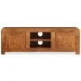 Mueble de TV madera maciza acabado miel 120x30x40 cm de , Muebles TV - Ref: Foro24-244679, Precio: 350,11 €, Descuento: %