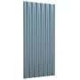 Paneles de tejado 12 unidades acero recubierto gris 80x36 cm de , Tejas y baldosas para techo - Ref: Foro24-319134, Precio: 6...