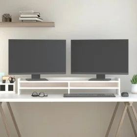 Soporte para monitor madera maciza de pino blanco 100x24x16 cm von , Computersockel und -erhöhungen - Ref: Foro24-813990, Pre...