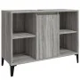 Armario de lavabo madera contrachapada gris Sonoma 80x33x60 cm von , Badezimmerwaschtische - Ref: Foro24-821298, Preis: 70,48...