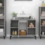 Armario de lavabo madera contrachapada gris Sonoma 80x33x60 cm von , Badezimmerwaschtische - Ref: Foro24-821298, Preis: 70,48...
