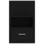 Mesitas de noche de pared 2 unidades negras de , Mesitas de noche - Ref: Foro24-811010, Precio: 125,83 €, Descuento: %