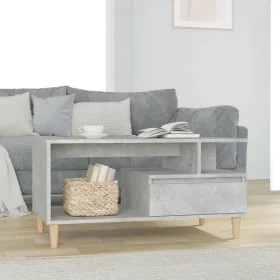 Mesa de centro madera contrachapada gris hormigón 90x49x45 cm by , Coffee table - Ref: Foro24-819616, Price: 61,87 €, Discoun...