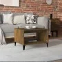 Mesa de centro madera contrachapada roble ahumado 60x50x40 cm by , Coffee table - Ref: Foro24-817522, Price: 35,85 €, Discoun...