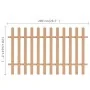 Valla de estacas de jardín de WPC 200x120 cm by , fenced with pickets - Ref: Foro24-42825, Price: 94,72 €, Discount: %