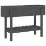 Arriate elevado de jardín madera maciza pino gris 101x30x69 cm von , Töpfe und Pflanzgefäße - Ref: Foro24-825242, Preis: 74,2...