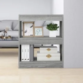 Estantería/divisor de espacios color gris Sonoma 60x30x72 cm by , Bookcases and shelves - Ref: Foro24-813600, Price: 41,53 €,...