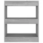 Estantería/divisor de espacios color gris Sonoma 60x30x72 cm von , Bücherregale und Regale - Ref: Foro24-813600, Preis: 41,53...