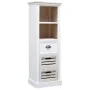 Juego de muebles de baño 5 piezas madera maciza blanco de , Muebles de baño - Ref: Foro24-338553, Precio: 536,20 €, Descuento: %