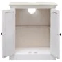 Juego de muebles de baño 5 piezas madera maciza blanco de , Muebles de baño - Ref: Foro24-338553, Precio: 536,20 €, Descuento: %