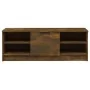Mueble de TV madera contrachapada roble ahumado 102x35,5x36,5cm von , TV-Möbel - Ref: Foro24-817084, Preis: 54,57 €, Rabatt: %
