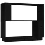 Estantería/divisor de espacios madera de pino negro 80x25x70 cm de , Librerías y estanterías - Ref: Foro24-814053, Precio: 50...