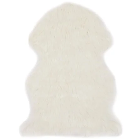 Alfombra de piel de oveja sintética blanco 60x90 cm by , Rugs - Ref: Foro24-284710, Price: 29,02 €, Discount: %