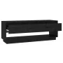 Mueble de TV de madera maciza de pino negro 110,5x34x40 cm von , TV-Möbel - Ref: Foro24-813848, Preis: 80,45 €, Rabatt: %