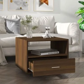 Mesa de centro madera de ingeniería marrón roble 55x55x40 cm by , Coffee table - Ref: Foro24-816939, Price: 57,41 €, Discount: %