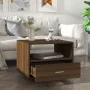 Mesa de centro madera de ingeniería marrón roble 55x55x40 cm by , Coffee table - Ref: Foro24-816939, Price: 57,41 €, Discount: %