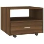 Mesa de centro madera de ingeniería marrón roble 55x55x40 cm by , Coffee table - Ref: Foro24-816939, Price: 57,41 €, Discount: %
