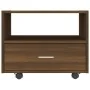 Mesa de centro madera de ingeniería marrón roble 55x55x40 cm by , Coffee table - Ref: Foro24-816939, Price: 57,41 €, Discount: %