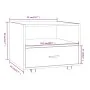 Mesa de centro madera de ingeniería marrón roble 55x55x40 cm by , Coffee table - Ref: Foro24-816939, Price: 57,41 €, Discount: %