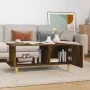 Mesa de centro madera contrachapada roble ahumado 90x50x40 cm de , Mesas de centro - Ref: Foro24-817543, Precio: 49,13 €, Des...