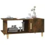 Mesa de centro madera contrachapada roble ahumado 90x50x40 cm de , Mesas de centro - Ref: Foro24-817543, Precio: 49,13 €, Des...
