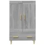 Aparador alto de madera contrachapada gris Sonoma 70x31x115 cm de , Aparadores - Ref: Foro24-817484, Precio: 80,74 €, Descuen...