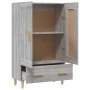 Aparador alto de madera contrachapada gris Sonoma 70x31x115 cm de , Aparadores - Ref: Foro24-817484, Precio: 80,74 €, Descuen...