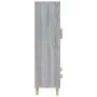 Aparador alto de madera contrachapada gris Sonoma 70x31x115 cm de , Aparadores - Ref: Foro24-817484, Precio: 80,74 €, Descuen...