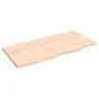 Tablero de mesa madera maciza roble borde natural 100x50x2 cm by , Table tops - Ref: Foro24-363884, Price: 65,85 €, Discount: %