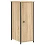 Mesita de noche madera de ingeniería roble Sonoma 32x42x80 cm by , Nightstands - Ref: Foro24-825965, Price: 51,63 €, Discount: %