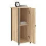 Mesita de noche madera de ingeniería roble Sonoma 32x42x80 cm by , Nightstands - Ref: Foro24-825965, Price: 51,63 €, Discount: %
