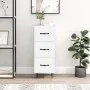 Aparador madera de ingeniería blanco 34,5x34x90 cm de , Aparadores - Ref: Foro24-828596, Precio: 66,55 €, Descuento: %