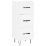 Aparador madera de ingeniería blanco 34,5x34x90 cm de , Aparadores - Ref: Foro24-828596, Precio: 66,55 €, Descuento: %