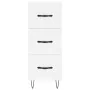 Aparador madera de ingeniería blanco 34,5x34x90 cm de , Aparadores - Ref: Foro24-828596, Precio: 66,55 €, Descuento: %